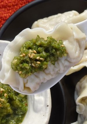 お酢を使って！水餃子のおろしきゅうりダレ-レシピのメイン写真