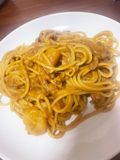 残り物で!カレーパスタ-レシピのメイン写真