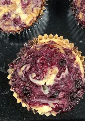 ヘルシオで作る米粉のブルーベリーマフィン-レシピのメイン写真