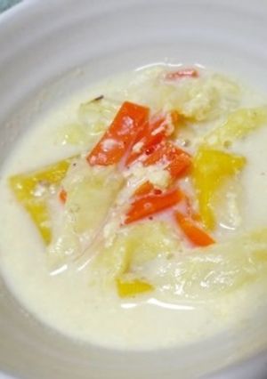 さつま芋と野菜の豆乳のスープ-レシピのメイン写真