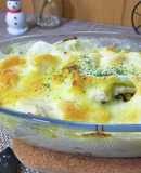 火を使わない♪白菜と塩昆布の豆腐グラタン