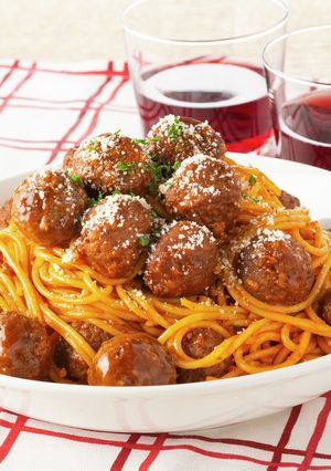 イシイのミートボールで大怪盗パスタ-レシピのメイン写真