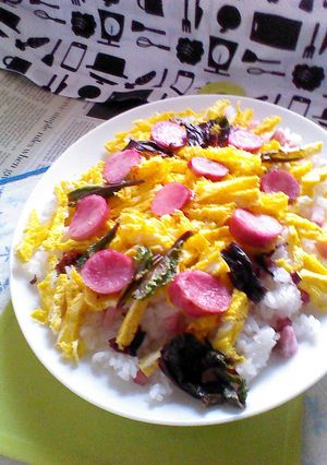 ひな祭りにひなちらし風カフェ丼を-レシピのメイン写真