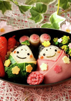 ひな祭り♪お雛様キャラ弁-レシピのメイン写真
