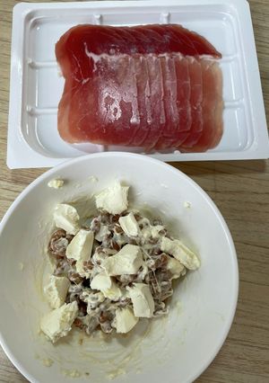 生ハム納豆クリームチーズ-レシピのメイン写真