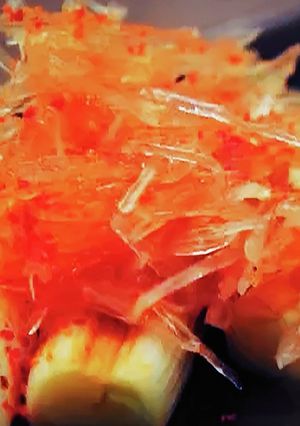 焼き太葱 梅水晶のせ-レシピのメイン写真