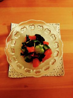 トマトときゅうりの中華風酢の物-レシピのメイン写真