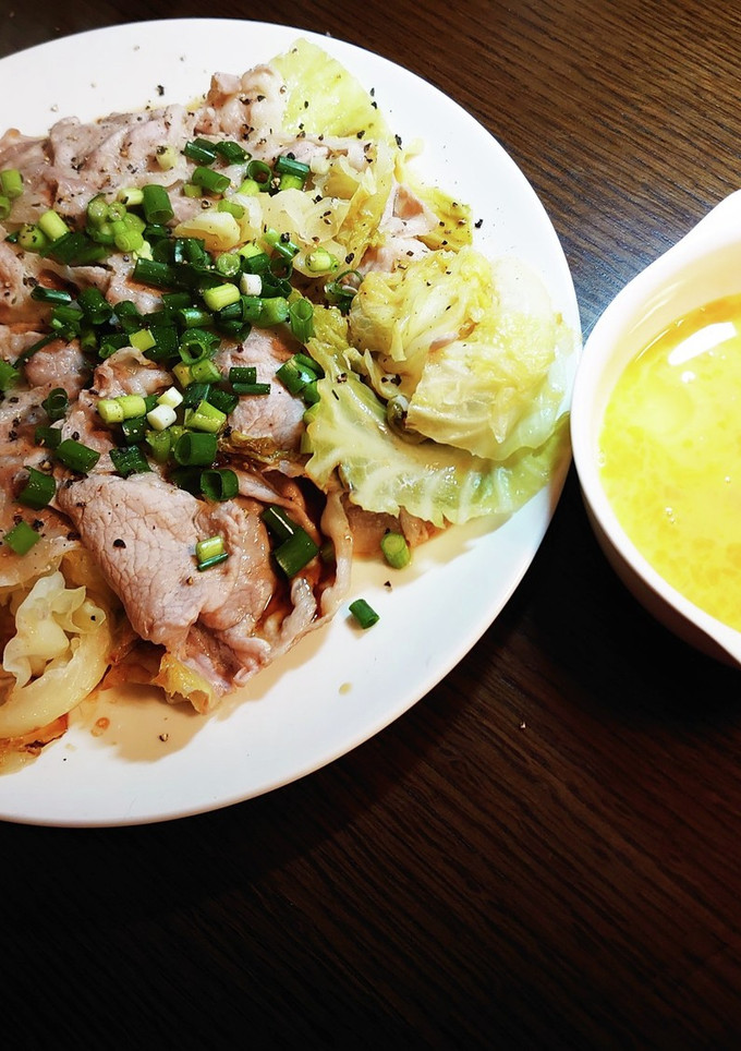 簡単☆キャベツと豚肉の酒蒸し焼き-レシピのメイン写真
