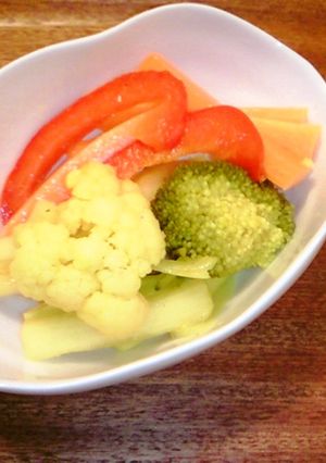 いろどり野菜のカレー風味ピクルス-レシピのメイン写真