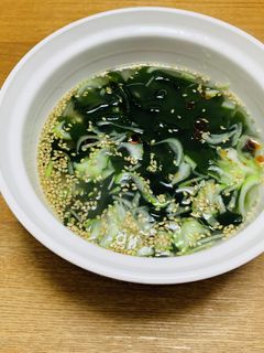 オートミールとわかめのスープ(中華風)-レシピのメイン写真