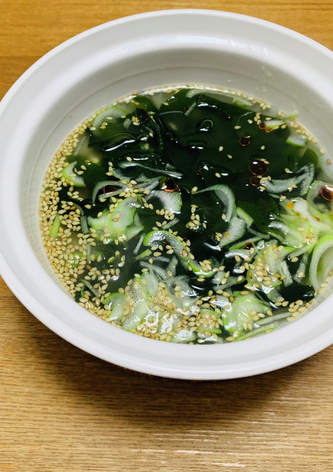 オートミールとわかめのスープ(中華風)-レシピのメイン写真