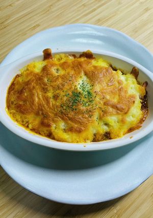 なめらか!マッシュポテトのミートグラタン-レシピのメイン写真