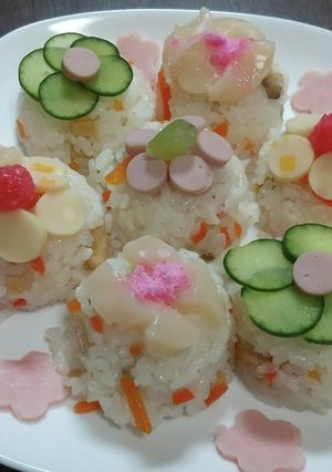 花の寿司-レシピのメイン写真
