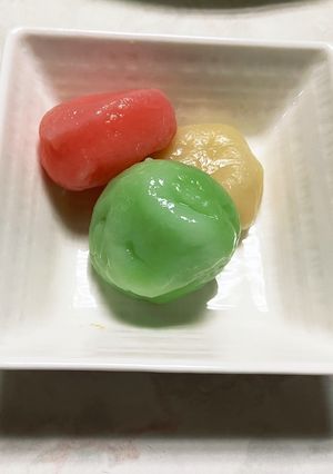 ひな祭り♪三色団子-レシピのメイン写真
