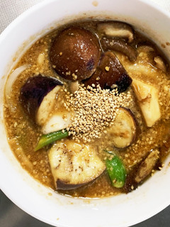 ほんのりシーフード茄子回鍋肉味野菜炒め-レシピのメイン写真