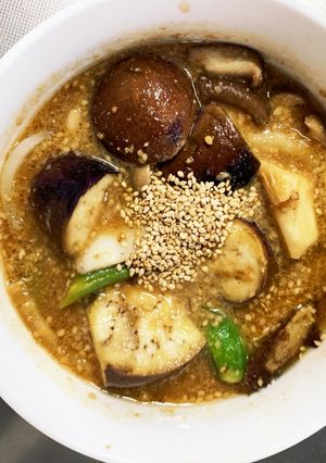 ほんのりシーフード茄子回鍋肉味野菜炒め-レシピのメイン写真