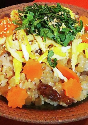 和牛しぐれのちらし寿司-レシピのメイン写真