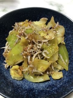レンジで簡単キャベツとしらすのゆかり和え-レシピのメイン写真