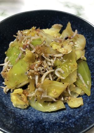 レンジで簡単キャベツとしらすのゆかり和え-レシピのメイン写真