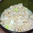 大根おろしオートミール鶏粥
