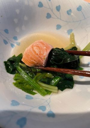 ケトジェニック　サーモンしゃぶ-レシピのメイン写真