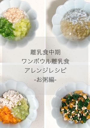【離乳食中期】ワンボウル離乳食-レシピのメイン写真
