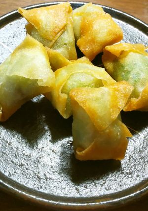 美味しいおつまみ　蕗の薹の一口春巻き-レシピのメイン写真