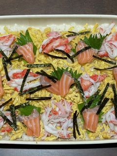 ひな祭りに【ちらし寿司】-レシピのメイン写真