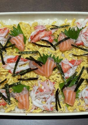 ひな祭りに【ちらし寿司】-レシピのメイン写真