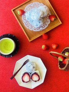 レンジで簡単!いちご大福-レシピのメイン写真