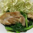 鶏肉とほうれん草のマヨソテー