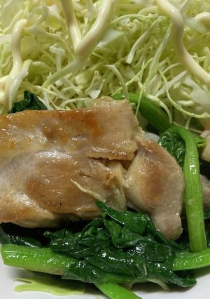 鶏肉とほうれん草のマヨソテー-レシピのメイン写真