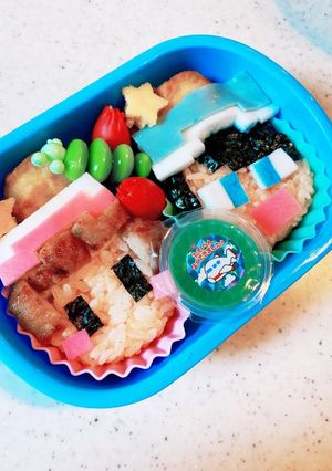 キャラ弁♪ちろぴの♪マイクラバージョン-レシピのメイン写真