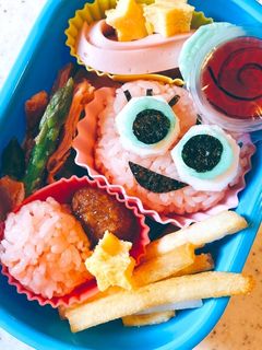 マミーロングレッグス♪キャラ弁♪園児さん-レシピのメイン写真
