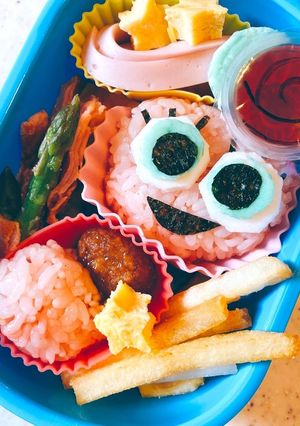 マミーロングレッグス♪キャラ弁♪園児さん-レシピのメイン写真