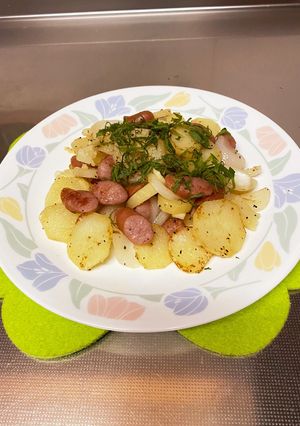 大葉の風味がきめて☆ジャーマンポテト-レシピのメイン写真