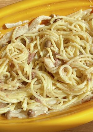 レンジ・アンチョビクリームパスタ-レシピのメイン写真