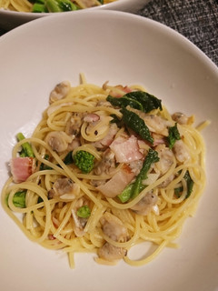 アサリと菜の花のパスタ-レシピのメイン写真