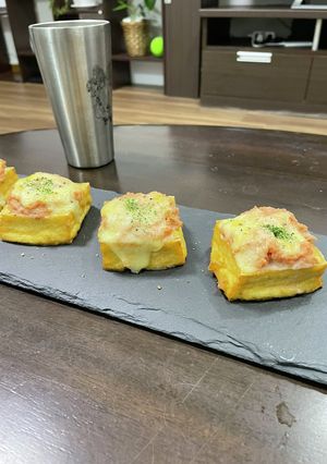 厚揚げたらことツナマヨネーズのせ-レシピのメイン写真