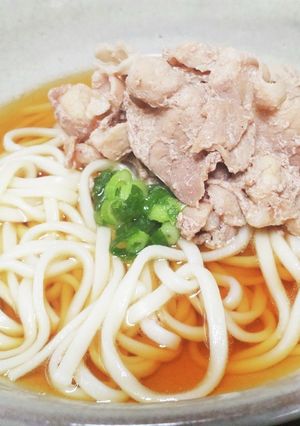 豚 肉うどん-レシピのメイン写真