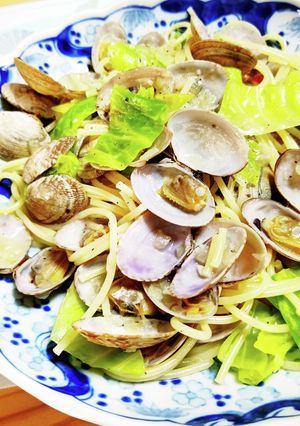 アサリとキャベツのレモンパスタ-レシピのメイン写真