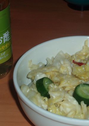 やさしいお酢で春キャベツと胡瓜の酢漬け-レシピのメイン写真