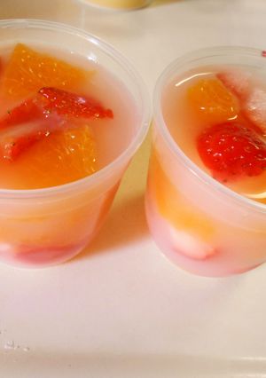 カルピスフルーツゼリー-レシピのメイン写真