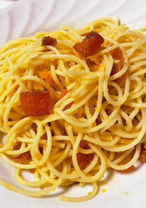 簡単に作れるカラスミのパスタ-レシピのメイン写真
