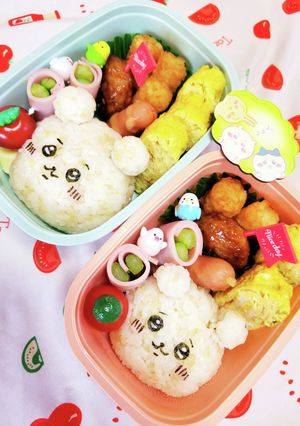 キャラ弁☆大人気！！ちいかわ弁当☆-レシピのメイン写真