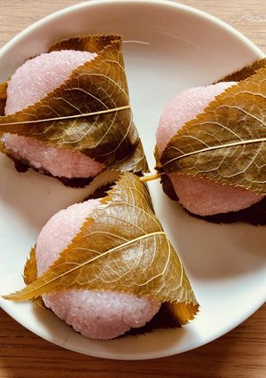 一人分のさくら餅-レシピのメイン写真