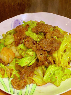 超簡単・春キャベツと牛肉のキムチ炒め-レシピのメイン写真