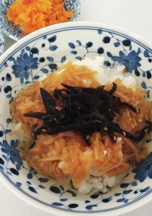 なめ茸とごま昆布のお茶漬け-レシピのメイン写真