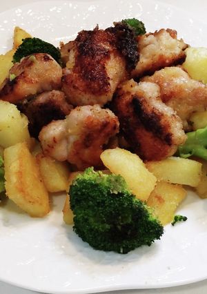 ドレッシングで♪ワンパン鶏じゃが揚げ焼き-レシピのメイン写真