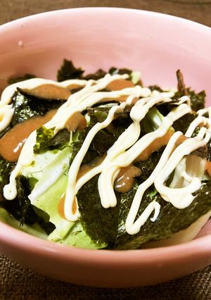 液みそでキャベツと海苔の超簡単サラダ-レシピのメイン写真